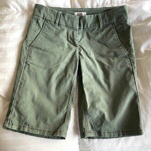 Loft Roll Bottom Bermuda Shorts 0p